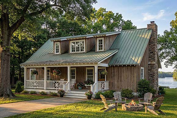 Bungalow, Country, Southern House Plan 62123 with 4 Beds, 4 Baths, 2 Car Garage Elevation