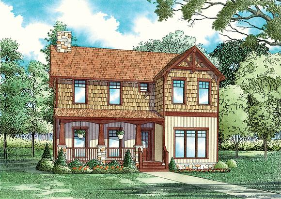 Bungalow, Country, Southern House Plan 62144 with 3 Beds, 2 Baths, 2 Car Garage Elevation