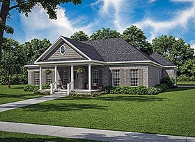 62197 House Plan 62197 - Country Style with 1689 Sq Ft, 3 Bed, 2 Bath ...