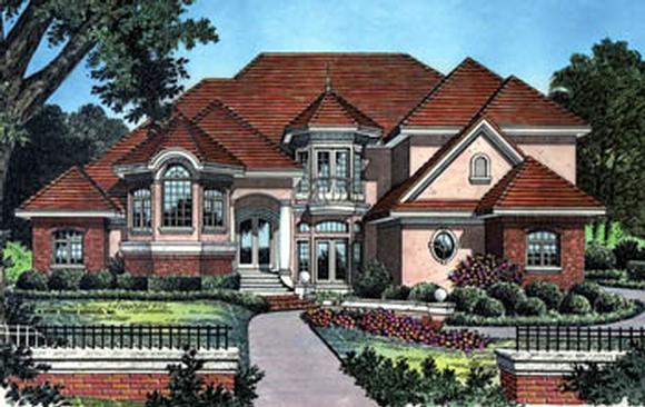 Victorian House Plan 63145 with 4 Beds, 4 Baths, 2 Car Garage Elevation