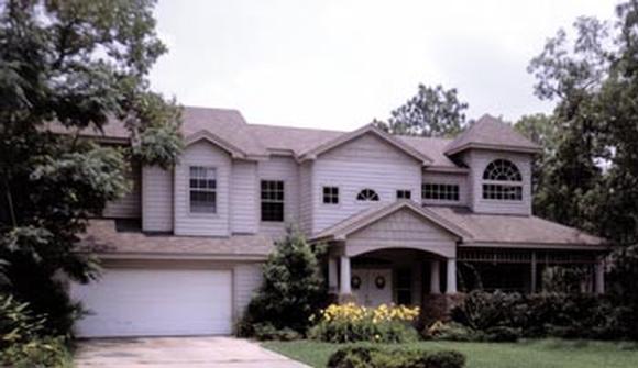 Country, Craftsman, Traditional House Plan 63301 with 4 Beds, 4 Baths, 2 Car Garage Elevation