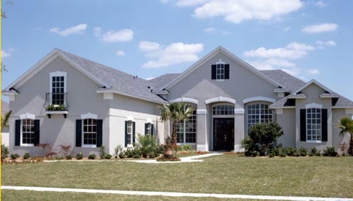 Contemporary, Florida, Mediterranean, One-Story Plan with 2713 Sq. Ft., 4 Bedrooms, 4 Bathrooms, 3 Car Garage Picture 6
