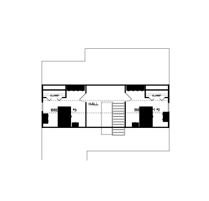 Farmhouse, Victorian House Plan 64417 with 4 Beds, 3 Baths, 2 Car Garage Level Three