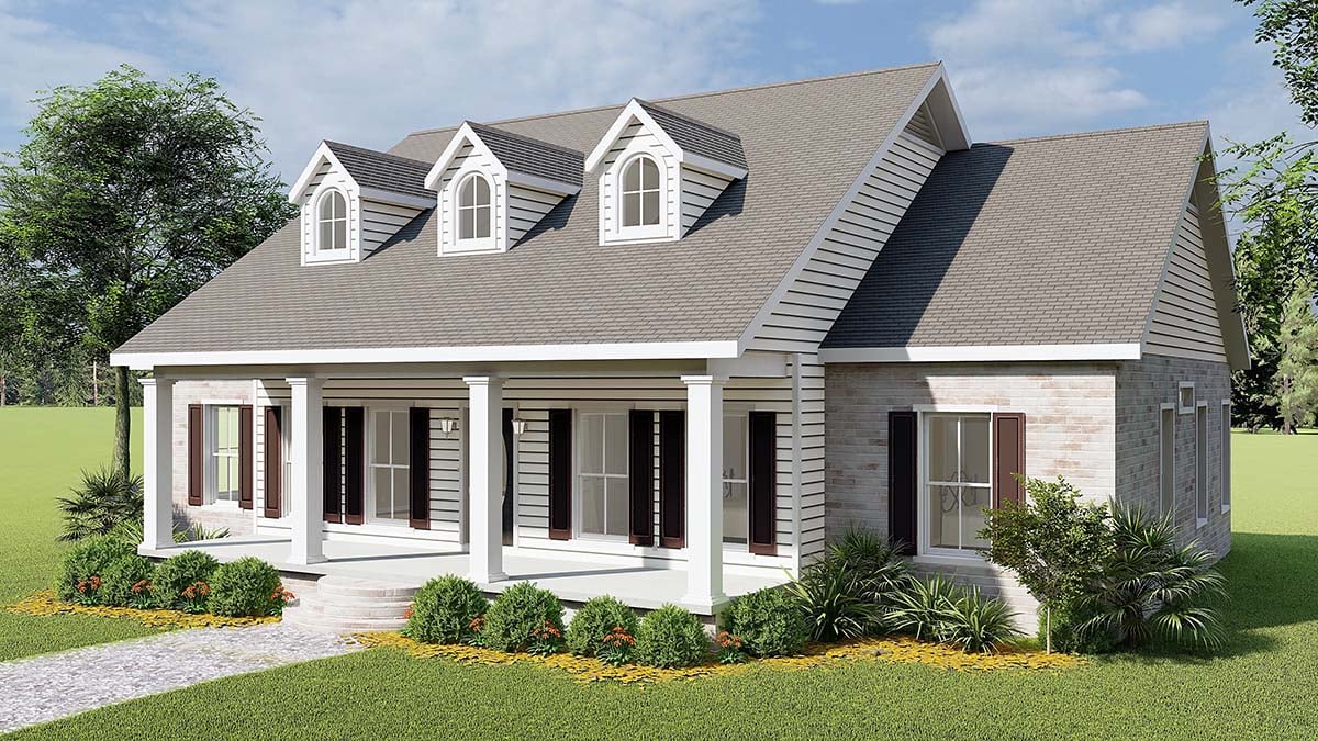 Country, One-Story, Southern Plan with 1785 Sq. Ft., 3 Bedrooms, 3 Bathrooms Picture 2
