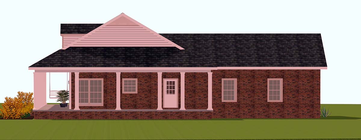 Country Plan with 1717 Sq. Ft., 3 Bedrooms, 2 Bathrooms Picture 2