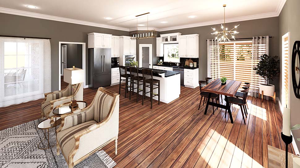 Country Plan with 1717 Sq. Ft., 3 Bedrooms, 2 Bathrooms Picture 7