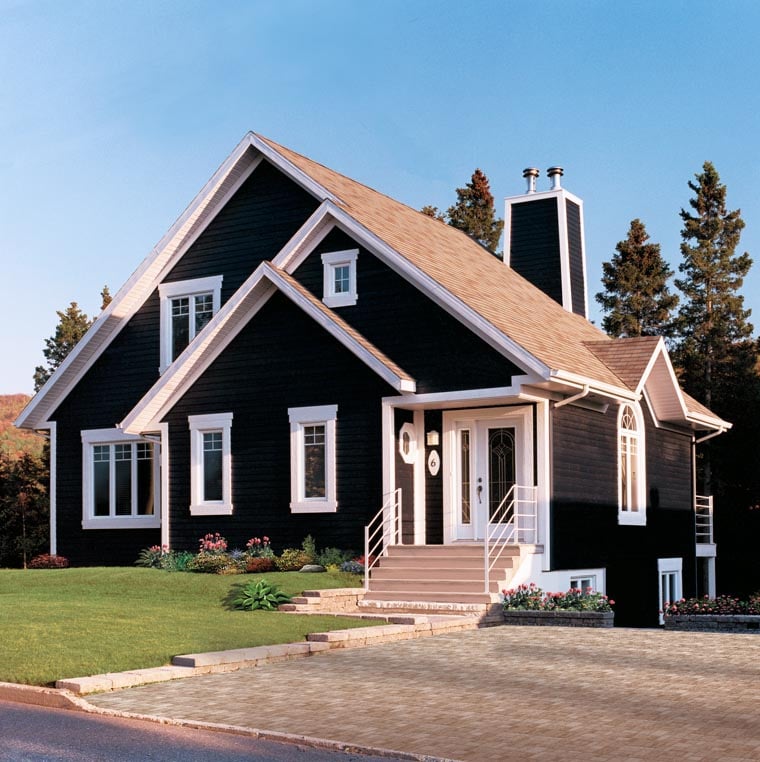 Bungalow, Contemporary, Victorian Plan with 1468 Sq. Ft., 3 Bedrooms, 2 Bathrooms Picture 5