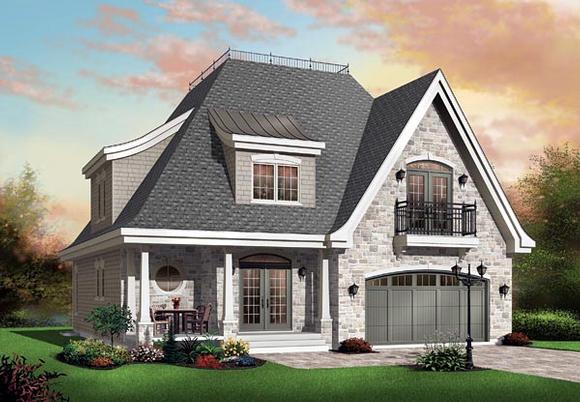 Victorian House Plan 65112 with 4 Beds, 4 Baths, 2 Car Garage Elevation