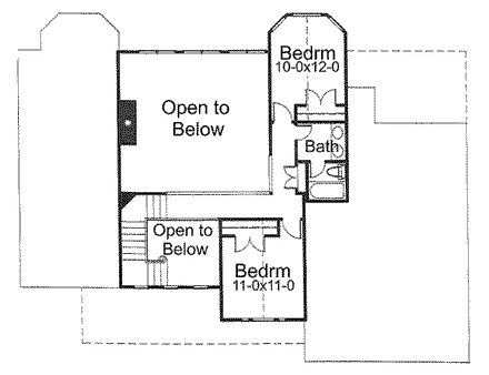 House Plan 65829 - Traditional Style with 2130 Sq Ft, 3 Bed, 2 Ba ...