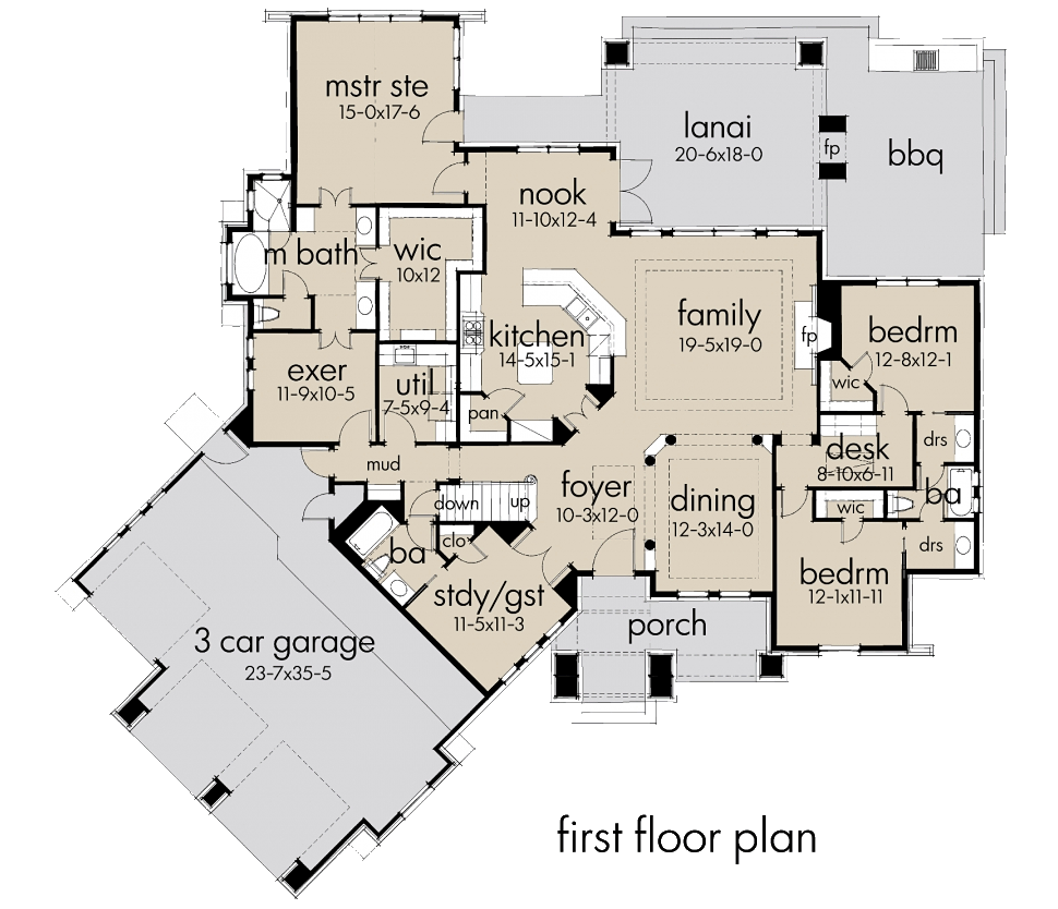 Tuscan House Floor Plans