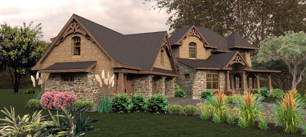 Craftsman, Tuscan Plan with 3069 Sq. Ft., 4 Bedrooms, 4 Bathrooms, 3 Car Garage Picture 8