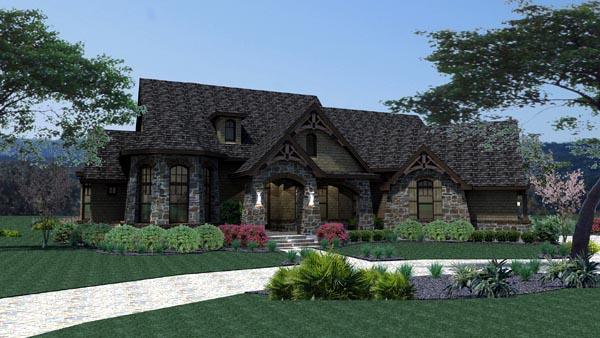 Craftsman, Tuscan Plan with 2595 Sq. Ft., 3 Bedrooms, 3 Bathrooms, 2 Car Garage Picture 5