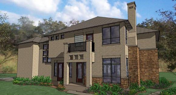 Contemporary, Craftsman, Florida Multi-Family Plan 65895 with 3 Beds, 3 Baths, 2 Car Garage Elevation