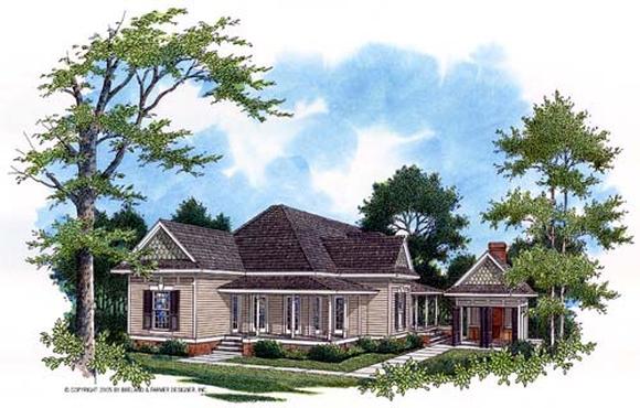 House Plan 65936 with 3 Beds, 3 Baths, 2 Car Garage Elevation