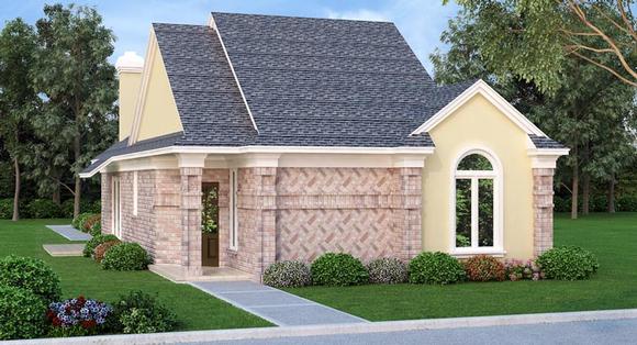 House Plan 65985 with 2 Beds, 2 Baths, 2 Car Garage Elevation