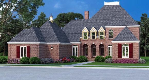 House Plan 65994 with 4 Beds, 5 Baths, 2 Car Garage Elevation
