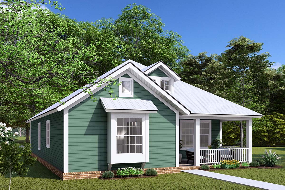 Traditional Plan with 1376 Sq. Ft., 3 Bedrooms, 2 Bathrooms Picture 3