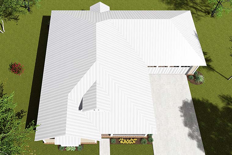 Traditional Plan with 1376 Sq. Ft., 3 Bedrooms, 2 Bathrooms, 2 Car Garage Picture 6