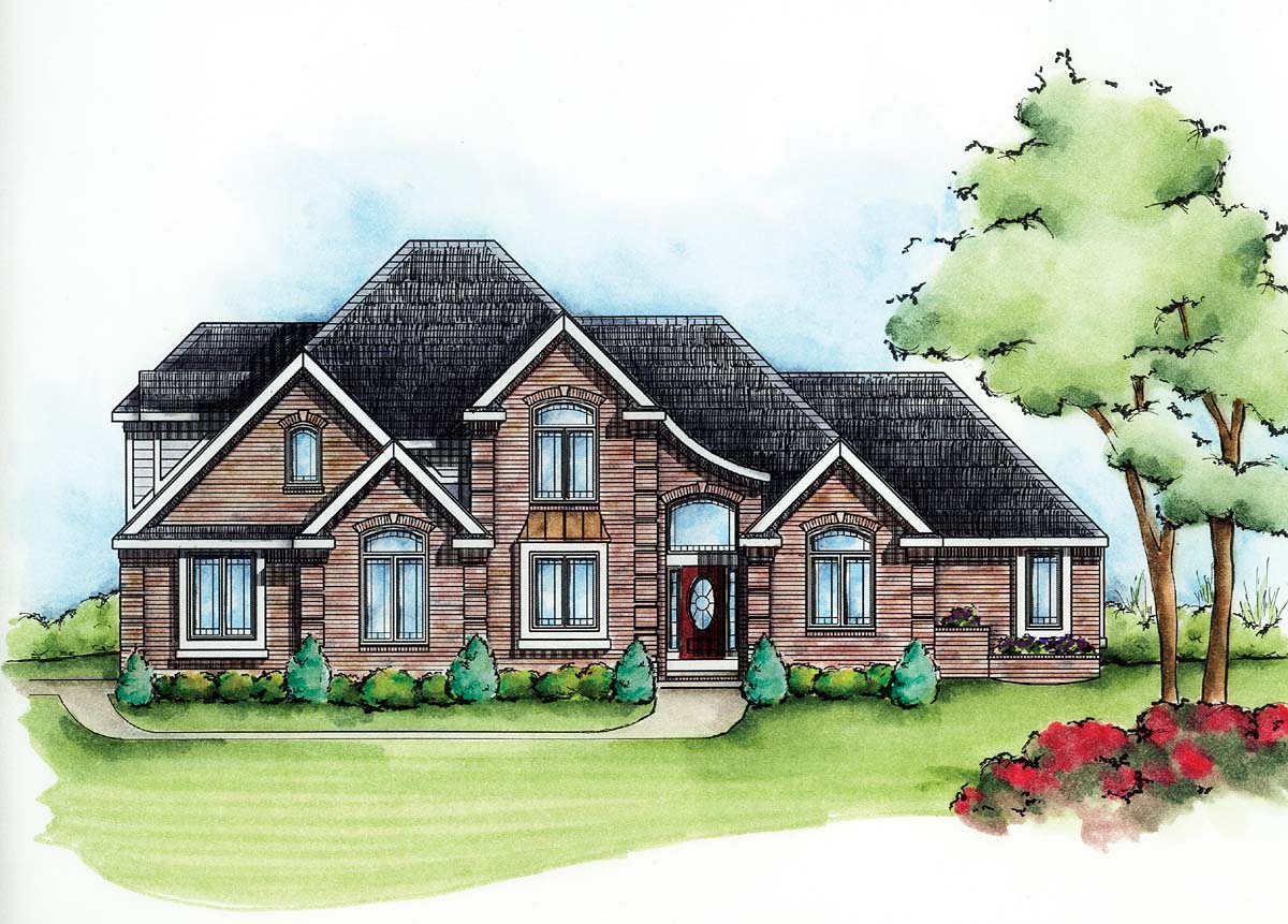 House Plan 66582 - Traditional Style with 3060 Sq Ft, 4 Bed, 2 Ba ...