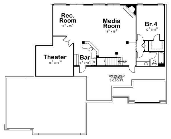 House Plan 66589 - Craftsman Style with 4223 Sq Ft, 4 Bed, 3 Bath