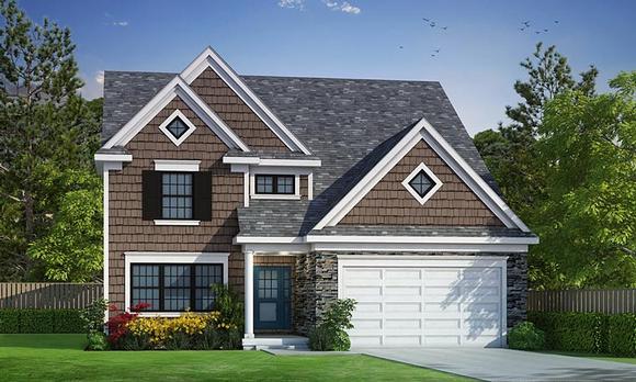 Country, Craftsman, Traditional House Plan 66739 with 3 Beds, 3 Baths, 2 Car Garage Elevation