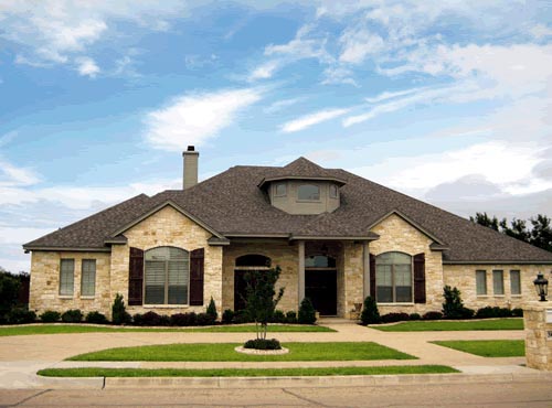 Traditional Plan with 3236 Sq. Ft., 4 Bedrooms, 4 Bathrooms, 3 Car Garage Elevation