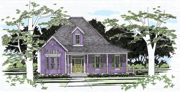 One-Story, Traditional House Plan 67654 with 3 Beds, 2 Baths Elevation
