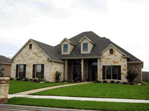 One-Story, Traditional House Plan 67740 with 4 Beds, 3 Baths, 2 Car Garage Elevation
