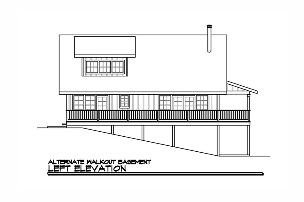 Cabin, Country Plan with 1749 Sq. Ft., 3 Bedrooms, 3 Bathrooms Picture 5