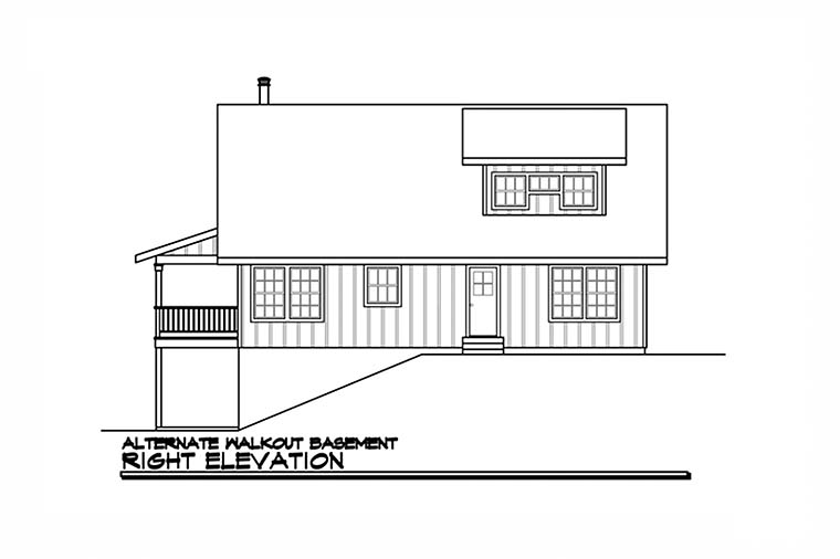 Cabin, Country Plan with 1749 Sq. Ft., 3 Bedrooms, 3 Bathrooms Picture 6