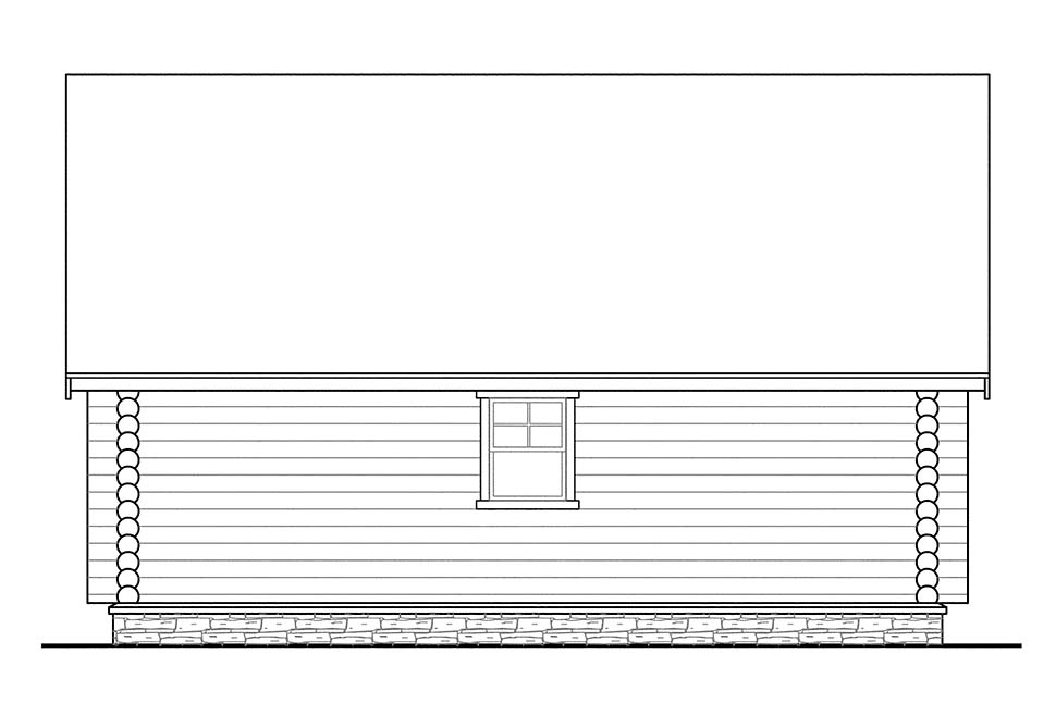 Contemporary, Log Plan with 1401 Sq. Ft., 3 Bedrooms, 2 Bathrooms, 2 Car Garage Picture 7