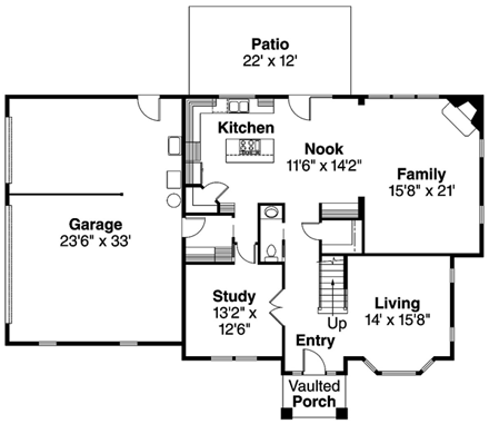 House Plan 69605 - European Style with 2887 Sq Ft, 4 Bed, 3 Bath,