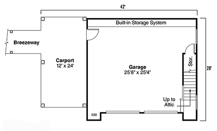 Traditional 3 Car Garage Plan 69758 First Level Plan