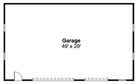 Traditional 3 Car Garage Plan 69769 First Level Plan