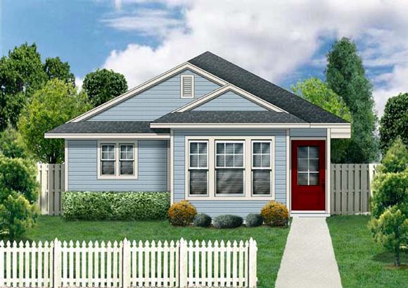 Craftsman House Plan 69909 with 3 Beds, 2 Baths Elevation