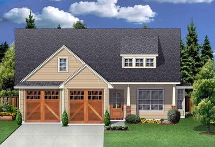 Plan Number 69912 - 1442 Square Feet