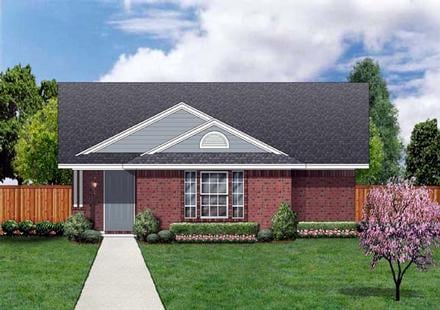 Plan Number 69913 - 1486 Square Feet