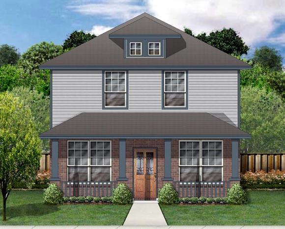Cottage, Craftsman, Traditional House Plan 69927 with 3 Beds, 3 Baths Elevation