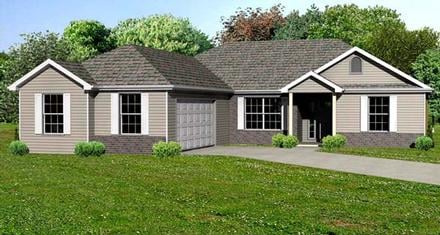 Plan Number 70303 - 1630 Square Feet