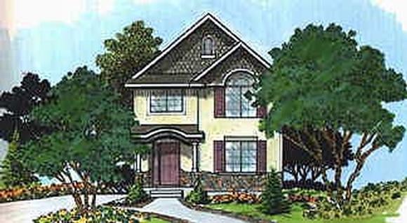 Traditional House Plan 70410 with 3 Beds, 3 Baths Elevation