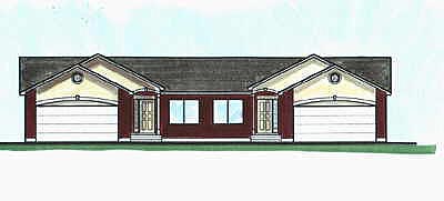 Traditional Multi-Family Plan 70457 with 8 Beds, 8 Baths, 4 Car Garage Elevation