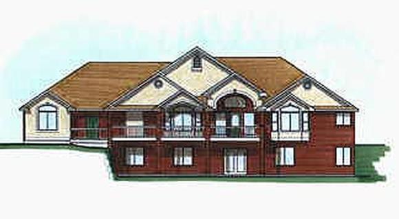 Traditional House Plan 70485 with 3 Beds, 3 Baths, 3 Car Garage Elevation