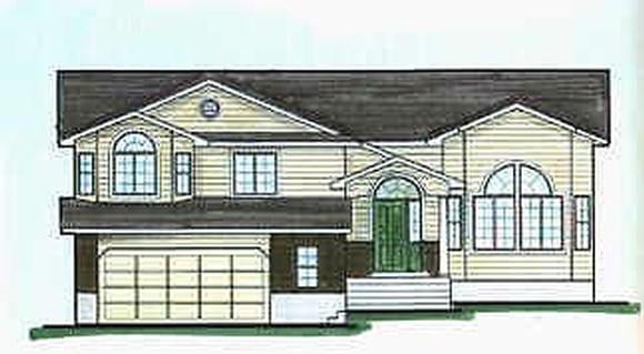 Traditional House Plan 70578 with 3 Beds, 2 Baths, 2 Car Garage Elevation