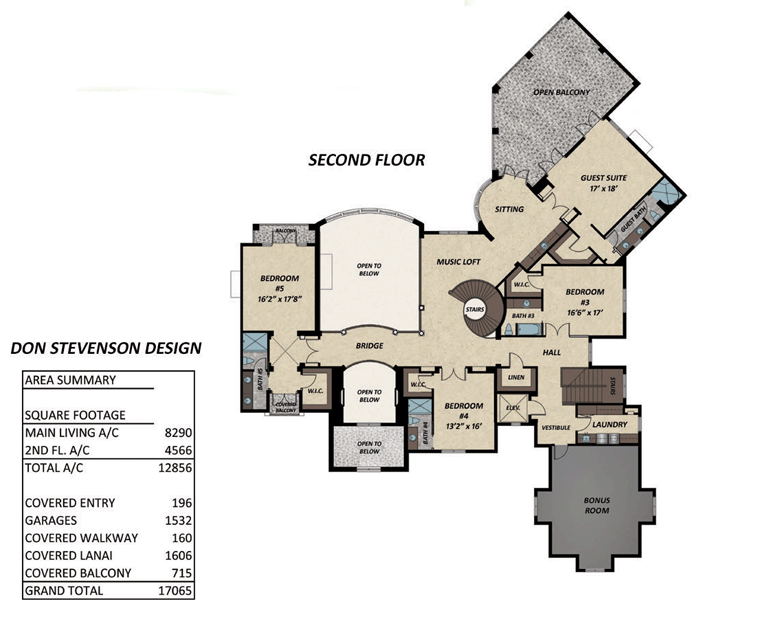 House Plan 71513 - Traditional Style with 12856 Sq Ft, 6 Bed, 6 B