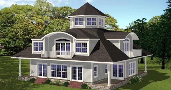 House Plan 71906 with 4 Beds, 4 Baths, 2 Car Garage Elevation