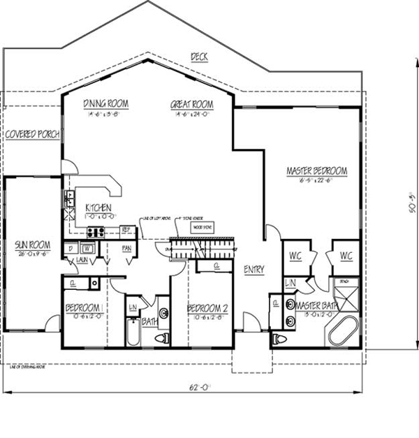 Cottage, Country House Plan 71910 with 3 Beds, 2 Baths Level One