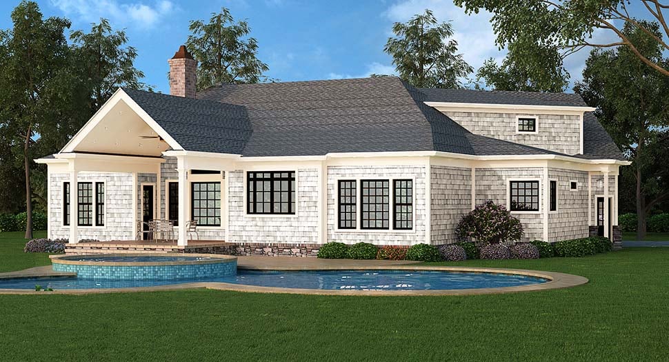 Craftsman, European Plan with 2344 Sq. Ft., 3 Bedrooms, 3 Bathrooms, 2 Car Garage Picture 8