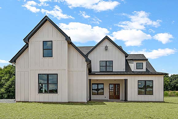 Farmhouse House Plan 72255 with 3 Beds, 3 Baths, 3 Car Garage Elevation