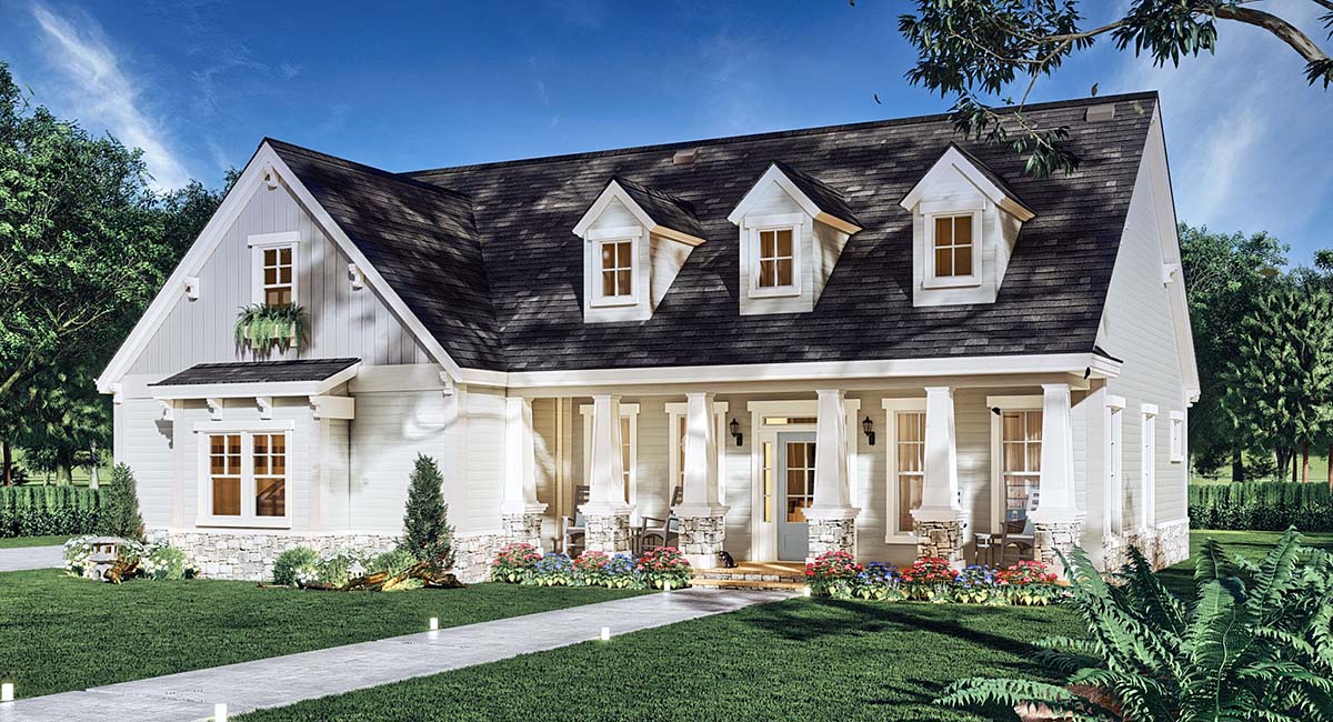 Craftsman, New American Plan with 1898 Sq. Ft., 3 Bedrooms, 3 Bathrooms, 2 Car Garage Picture 2