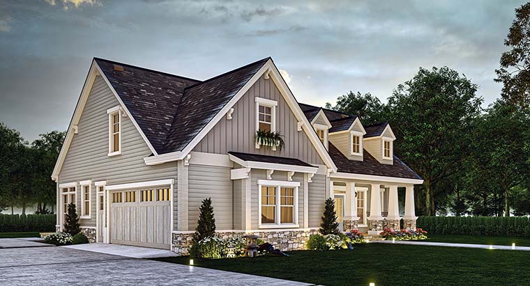 Craftsman, New American Plan with 1898 Sq. Ft., 3 Bedrooms, 3 Bathrooms, 2 Car Garage Picture 6